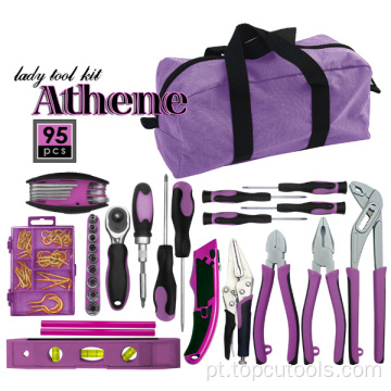 Lady Kit 95PCS na bolsa de ferramentas